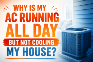 ac running but not cooling my house