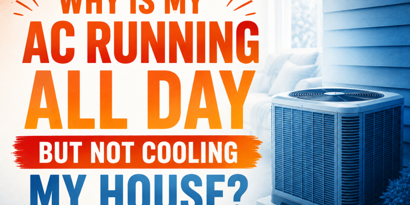 ac running but not cooling my house